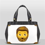 Emoji Bearded Man Oversize Office Handbag