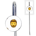 Emoji Bearded Man Book Mark