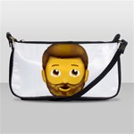 Emoji Bearded Man Shoulder Clutch Bag