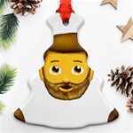 Emoji Bearded Man Ornament (Christmas Tree) 