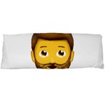 Emoji Bearded Man Body Pillow Case (Dakimakura)