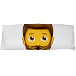 Emoji Bearded Man Body Pillow Case Dakimakura (Two Sides)