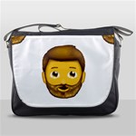 Emoji Bearded Man Messenger Bag