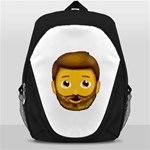 Emoji Bearded Man Backpack Bag