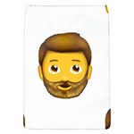 Emoji Bearded Man Removable Flap Cover (S)