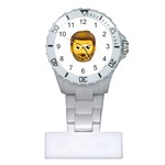 Emoji Bearded Man Plastic Nurses Watch