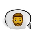 Emoji Bearded Man Accessory Pouch (Small)