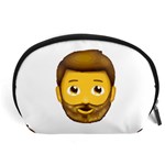 Emoji Bearded Man Accessory Pouch (Large)