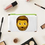 Emoji Bearded Man Cosmetic Bag (XS)