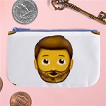 Emoji Bearded Man Large Coin Purse