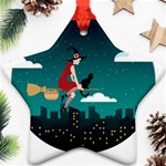 Halloween Witch Befana Ornament (Star)