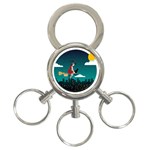 Halloween Witch Befana 3-Ring Key Chain