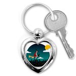 Halloween Witch Befana Key Chain (Heart)