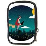 Halloween Witch Befana Compact Camera Leather Case