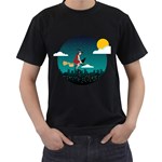 Halloween Witch Befana Men s T-Shirt (Black)