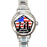 911 Never Forget Round Italian Charm Watch