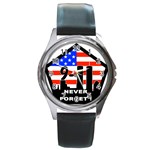 911 Never Forget Round Metal Watch