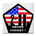 911 Never Forget Tile Coaster