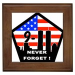 911 Never Forget Framed Tile