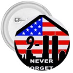 911 Never Forget 3  Button