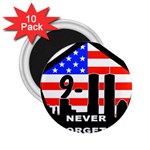 911 Never Forget 2.25  Magnet (10 pack)