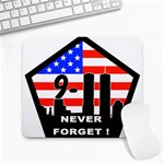 911 Never Forget Large Mousepad