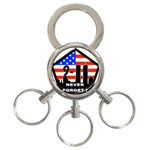 911 Never Forget 3-Ring Key Chain