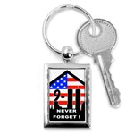 911 Never Forget Key Chain (Rectangle)