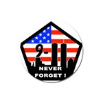 911 Never Forget Magnet 3  (Round)