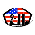 911 Never Forget Magnet (Oval)