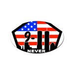 911 Never Forget Sticker Oval (10 pack)