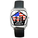 911 Never Forget Square Metal Watch