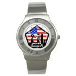 911 Never Forget Stainless Steel Watch