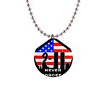 911 Never Forget 1  Button Necklace