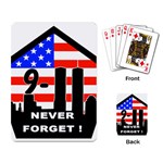 911 Never Forget Playing Cards Single Design