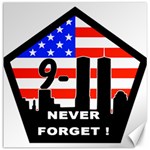 911 Never Forget Canvas 12  x 12 