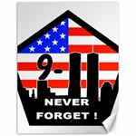 911 Never Forget Canvas 12  x 16 