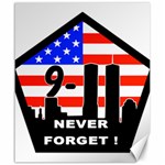 911 Never Forget Canvas 20  x 24 