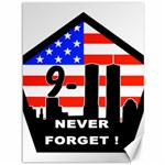 911 Never Forget Canvas 36  x 48 