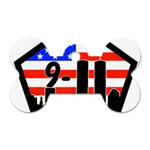 911 Never Forget Dog Tag Bone (Two Sides)