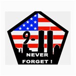 911 Never Forget Small Glasses Cloth (2 Sides)