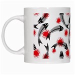 Halloween Skeleton Fish White Mug