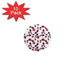 Halloween Skeleton Fish 1  Mini Magnet (10 pack) 