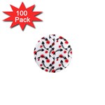 Halloween Skeleton Fish 1  Mini Magnet (100 pack) 