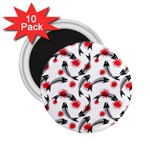 Halloween Skeleton Fish 2.25  Magnet (10 pack)