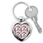 Halloween Skeleton Fish Key Chain (Heart)