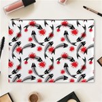 Halloween Skeleton Fish Cosmetic Bag (XL)