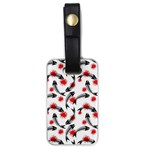 Halloween Skeleton Fish Luggage Tag (one side)