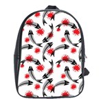 Halloween Skeleton Fish School Bag (XL)