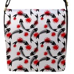 Halloween Skeleton Fish Flap Closure Messenger Bag (S)